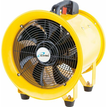 ILIVING Utility 12 in. Blower Exhaust Warehouse Ventilator Floor Fan, 550-Watt, 3450RPM ILG8VF12